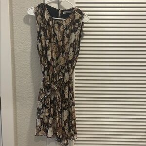 Abercrombie & Fitch Brown Floral Mini Dress